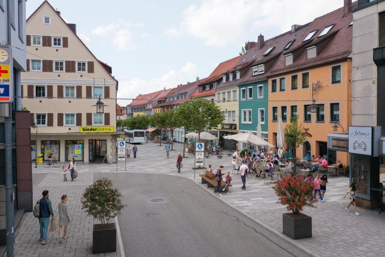 Apartment Fuer 6 Crailsheim Zentrum Netflix 300 Mbit Wlan Dış mekan fotoğraf
